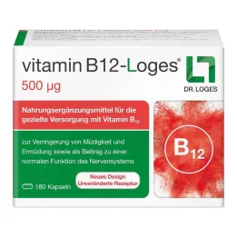 Vitamin B12-Loges 500 µg capsules, 180 pieces