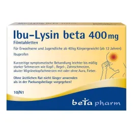 Ibu-Lysine beta 400 mg film-coated tablets, 10 pcs