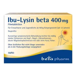 Ibu-Lysine beta 400 mg film-coated tablets, 50 pcs