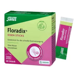 Floradix Iron Sticks Powder Salus, 20 pcs