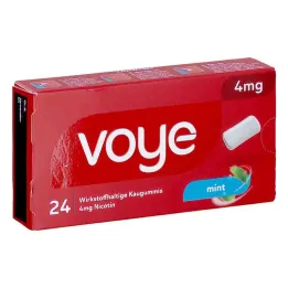 Voye Mint 4 mg active ingredient chewing gum with nicotine (24 pieces)