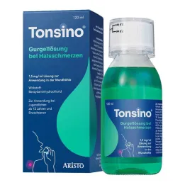 Tonsino gargle solution for sore throats, 120 ml