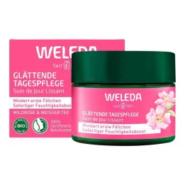 Weleda smoothing day care wild rose &amp; white tea, 40 ml
