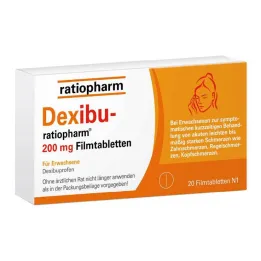 Dexibu-ratiopharm 200 mg film-coated tablets, 20 pcs
