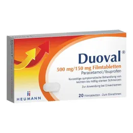 Duoval 500 mg / 150 mg film-coated tablets, 20 pcs