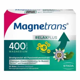 Magnetrans Relax + 400 mg granulate sticks blueberry, 20 pcs