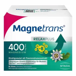 Magnetrans Relax + 400 mg granulate sticks blueberry, 50 pcs