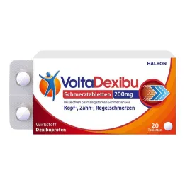 VoltaDexibu painkillers 200 mg film-coated tablets, 20 pcs