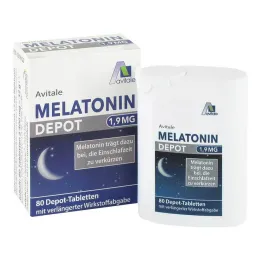 Melatonin 1.9 mg depot tablets, 80 pcs