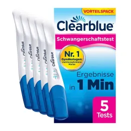 Clearblue pregnancy test rapid detection, 5 pcs