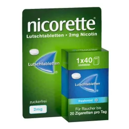 Nicorette freshmint 2 mg pressed lozenges, 40 pcs