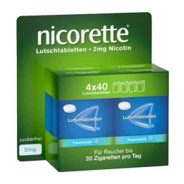 Nicorette freshmint 2 mg pressed lozenges, 160 pcs