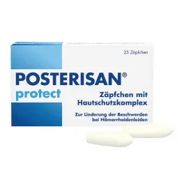 Posterisan protect suppositories, 25 pcs
