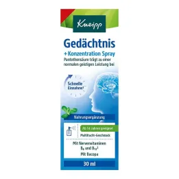 Kneipp memory + concentration spray, 30 ml