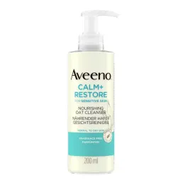 Aveeno Calm + Restore nourishing oat facial cleanser, 200 ml