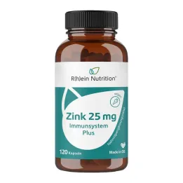 Zinc 25 mg Immune System Plus high dose + vegan capsules, 120 pcs