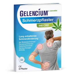 Gelencium pain plasters with CBD (6 pieces)
