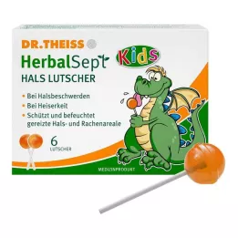 DR.THEISS HerbalSept Neck Lollipops Kids 6 pcs candies, 6 pcs
