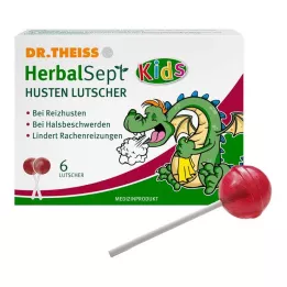 DR.THEISS HerbalSept Cough Lollipops Kids, 6 pcs