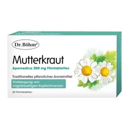 Dr.Böhm Feverfew Apomedica 200 mg film-coated tablets, 60 pcs