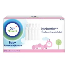 OtriNatural Baby Single-Dose Pipettes, 20 x 5 ml