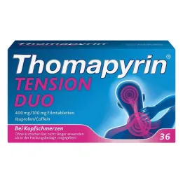 Thomapyrin TENSION DUO 400 mg / 100 mg film-coated tablets, 36 pcs