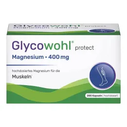 Glycowohl Magnesium 400 mg high-dose vegan capsules, 200 pcs