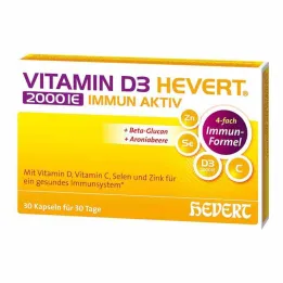 Vitamin D3 Hevert 2000 IE Immune Active Capsules, 30 pcs