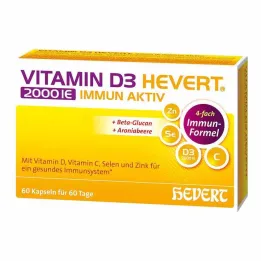 Vitamin D3 Hevert 2000 IE Immune Active Capsules, 60 pcs