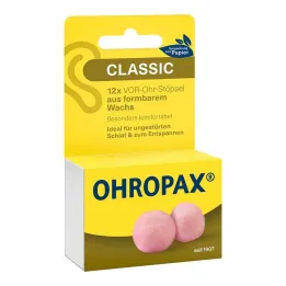 Ohropax Classic wax in front of the ear plugs, 12 pcs