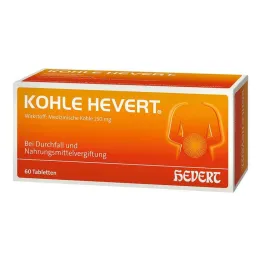 Charcoal Hevert tablets, 60 pcs