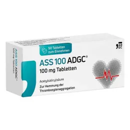 ASS 100 ADGC 100 mg tablets, 50 pcs