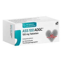 ASS 100 ADGC 100 mg tablets, 100 pcs