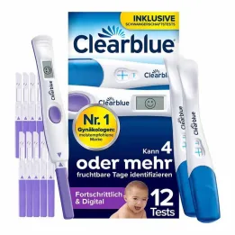 Clearblue ovulation and pregnancy test combination pack, 12 pcs