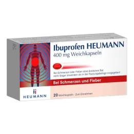 Ibuprofen Heumann 400 mg soft capsules, 20 pcs