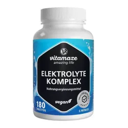 Electrolyte complex tablets with magnesium vegan, 180 pieces