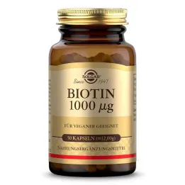 Solgar Biotin 1000 µg capsules (50 pieces)