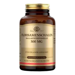Solgar psyllium husks 500 mg capsules, 200 pcs