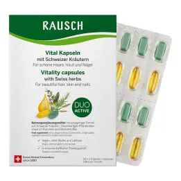 Rausch Vital capsules with Swiss herbs, 30x2 pieces