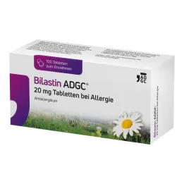 Bilastin ADGC 20 mg tablets for allergies, 100 pieces