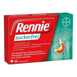 Rennie sugar-free chewable tablets, 36 pcs