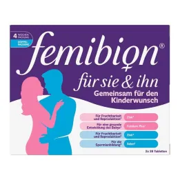 Femibion for her &amp; him tablets, 2x28 pcs