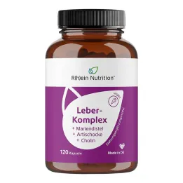 Liver complex milk thistle + artichoke + choline capsules, 120 pieces