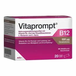 Vitaprompt B12 500 µg direct sticks, 20 pcs