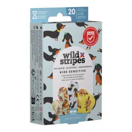 Wild Stripes Kids sensitive Animal Fun plasters, 20 pcs