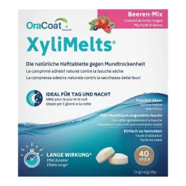 Xylimelts adhesive tablets berry mix Oracoat, 40 pcs