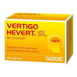 Vertigo Hevert SL tablets, 260 pcs