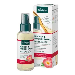 Kneipp massage oil back &amp; neck well, 100 ml