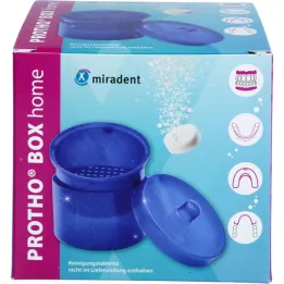 MIRADENT Protho Box Home blue glitter, 1 pc