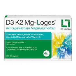 D3 K2 MG-Loges capsules, 100 pcs
